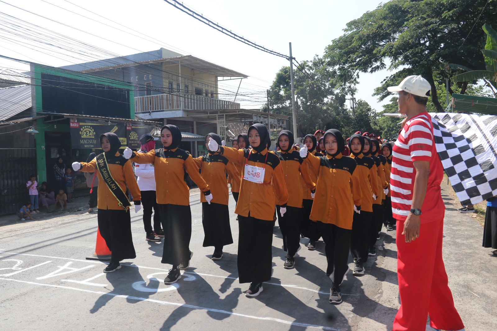 Lomba Gerak Jalan Kecamatan Gondang Wetan 